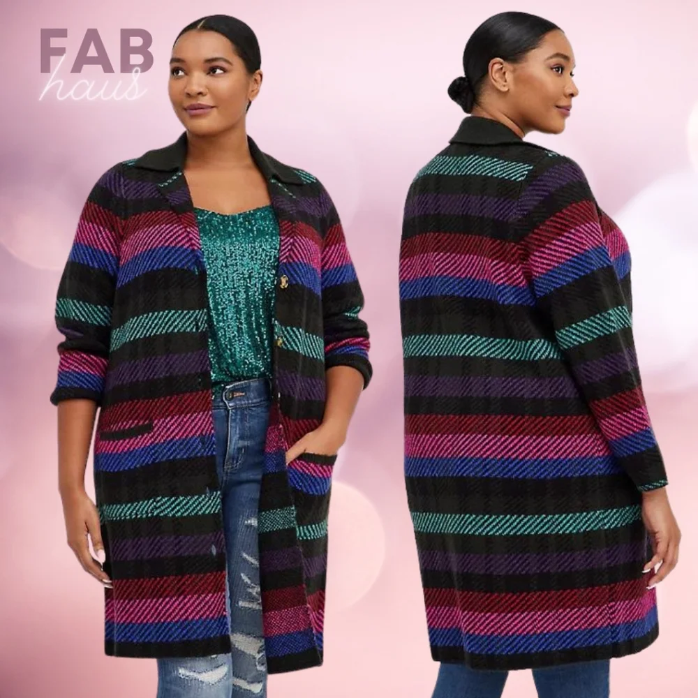 Torrid | Collared Cardigan Sweater - Picture 1 of 5